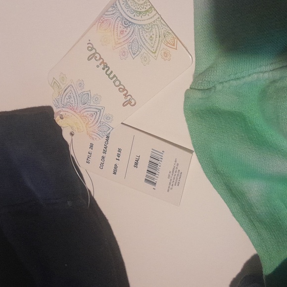 Tie Dye NWT Dreamsicle Adult hooded sweatshirt - Picture 3 of 4